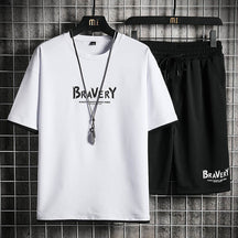 conjunto tech bravery  conjunto masculino preto  conjunto masculino com bermuda  conjunto masculino branco  conjunto masculino