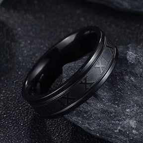 anel lord romano, anel romano, malelife, anel preto masculino, anel masculino preto, anel masculino ouro, anel masculino, anel de aço